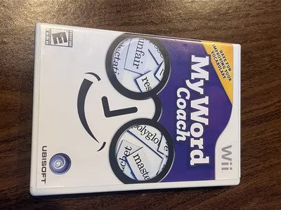 My Word Coach (Nintendo Wii, 2007) CIB COMPLETE