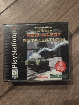 Command & Conquer: Red Alert Retaliation (Sony PlayStation 1, 1998) CASE ONLY