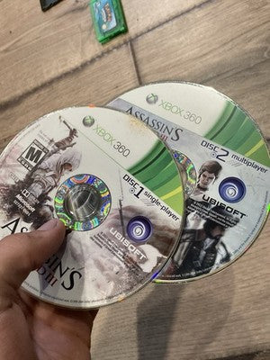 Assassin's Creed III (Microsoft Xbox 360, 2010) DISCS ONLY