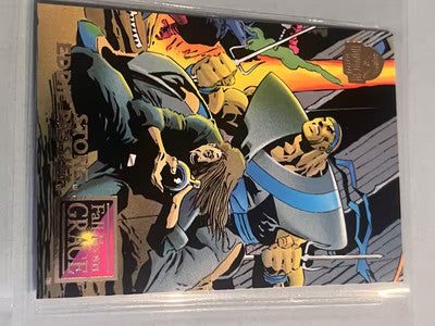 1994 Marvel Universe Stone Eddie Passim Fall From Grace Fleer Card #37 Base Card