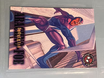 1996 Marvel Spider-Man Premium Arachino-Foe Boomerang # 6 Card