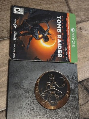 Shadow of the Tomb Raider: Limited Steelbook Edition (Xbox One, 2018) CIB