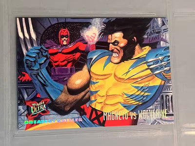 1995 Fleer Ultra Marvel X-Men Greatest Battles: Magneto vs Wolverine # 134 Card