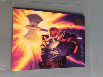 1994 Marvel Masterpieces Bloodaxe Fleer # 15 Base Card