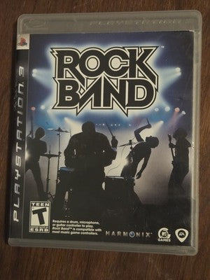 Rock Band (Sony Playstation 3 PS3, 2007) CIB COMPLETE
