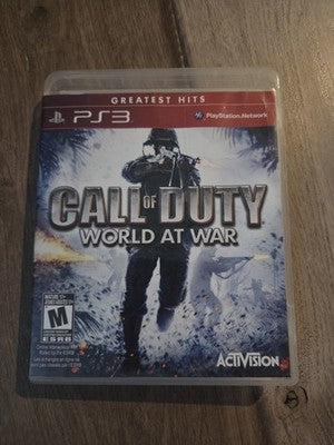 Call of Duty: World At War Greatest Hits (Sony PlayStation 3, 2008) NO MANUAL