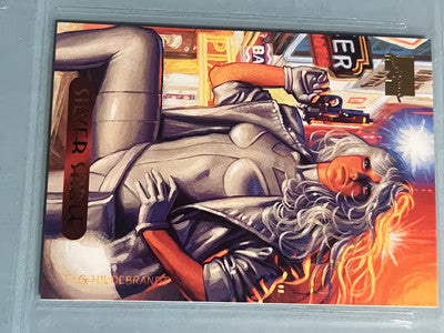 1994 Marvel Masterpieces Silver Sable # 110 Base Card