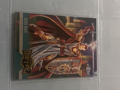 1995 Marvel Metal Iron Man Fleer # 130 Foil Card