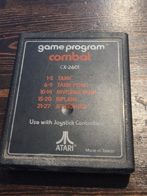 Combat CX-2601 (Atari 2600, 1977) CART ONLY