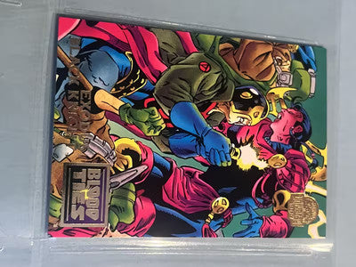1994 Marvel Universe Exodus Black Knight Blood Ties Fleer Card # 30 Base Card