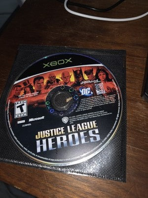 Justice League Heroes (Microsoft Xbox, 2006) DISC ONLY