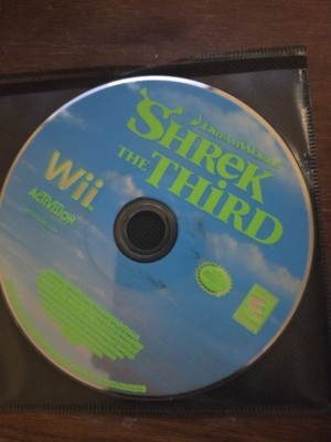 Shrek the Third (Nintendo Wii, 2007) Disc Only