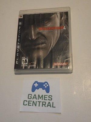 Metal Gear Solid 4 Guns of the Patriots (Playstation 3, 2008) CIB COMPLETE
