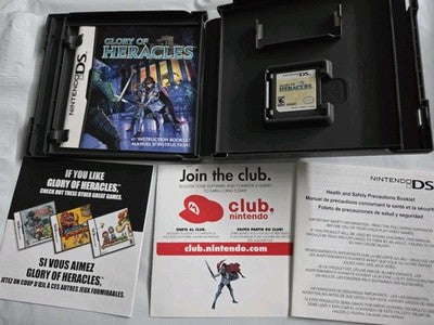 Glory of Heracles (Nintendo DS, 2010) CIB COMPLETE