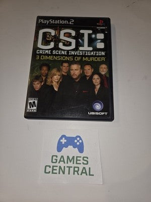 CSI 3 Dimensions of Murder (Sony Playstation 2, 2007) CIB COMPLETE