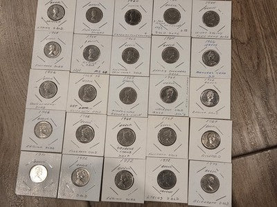 Canada Nickel Queen Coin Lot Of 25 Errors