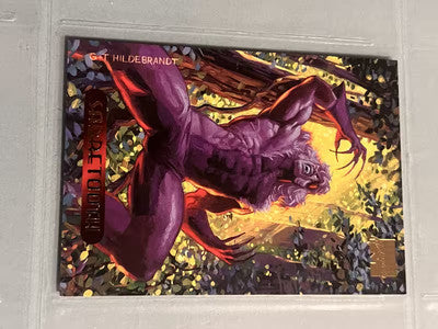 1994 Marvel Masterpieces Sabretooth # 102 Base Card