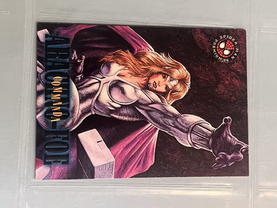 1996 Marvel Spider-Man Premium Arachino-Foe Commanda # 10 Card