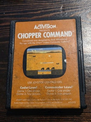 Chopper Command: Mattel (Atari 2600, 1982) CART ONLY