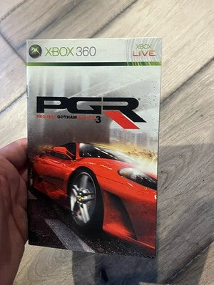 Project Gotham Racing 3 (Microsoft Xbox 360, 2005) MANUAL ONLY