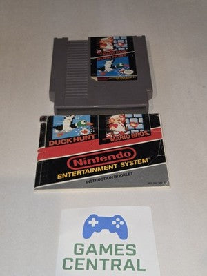 Super Mario Bros/Duck Hunt (Nintendo NES, 1988) CART ONLY WITH MANUAL