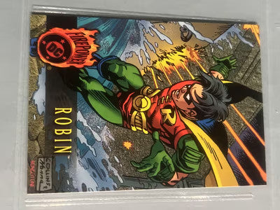 1996 DC Comics Outburst Firepower Robin # 69 Trading Card
