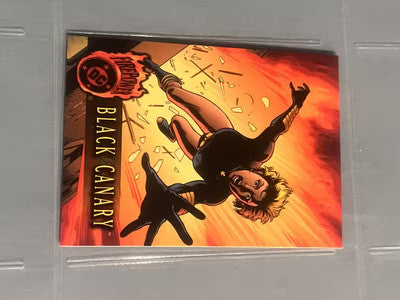 1996 DC Comics Outburst Firepower Black Canary # 67 Trading Card