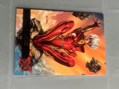 1995 Marvel Comics Fleer Ultra X-Men Siena Blaze # 44