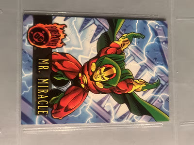 1996 DC Comics Outburst Firepower Mr. Miracle # 70 Trading Card