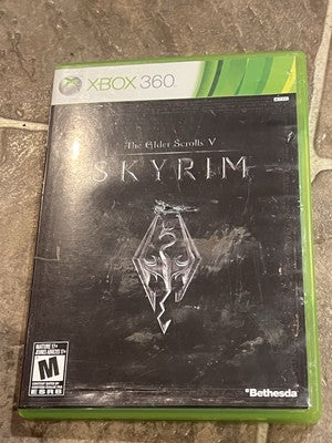The Elder Scrolls V: Skyrim (Microsoft Xbox 360, 2011) NO MANUAL