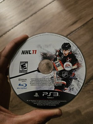 NHL 11 (Sony Playstation 3 PS3, 2010) DISC ONLY