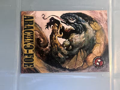 1996 Marvel Spider-Man Premium Arachino-Foe Lizard # 18 Card