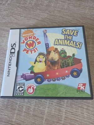 Wonder Pets Save the Animals (Nintendo DS, 2008) CIB COMPLETE