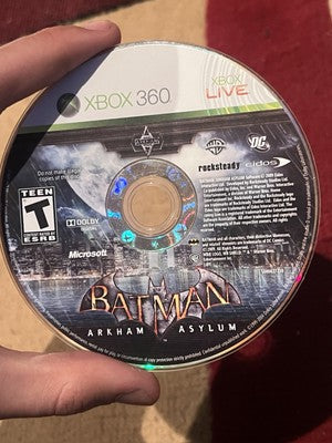 Batman: Arkham Asylum (Microsoft Xbox 360, 2010) DISC ONLY