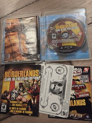 Borderlands Game of the Year Edition Playstation 3 PS3 CIB Complete, tested