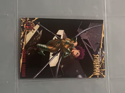 1997 Ultra Marvel Spider-Man Red Foil Card Carolyn Trainer # 42