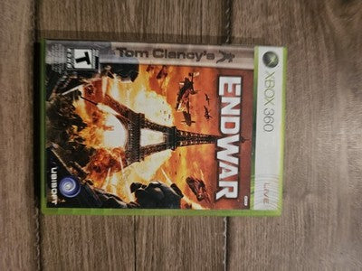 Tom Clancy's: End War (Microsoft Xbox 360, 2008) CIB COMPLETE