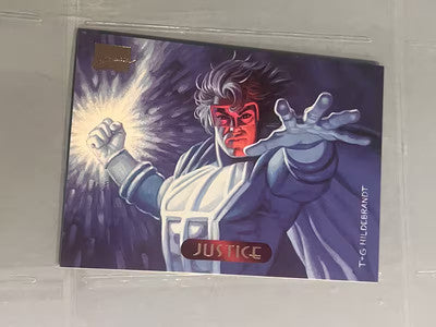 1994 Marvel Masterpieces Justice Fleer # 61 Base Card