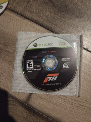XBox 360 Forza Motorsport 3 Disc #1  (Xbox 360, 2009)