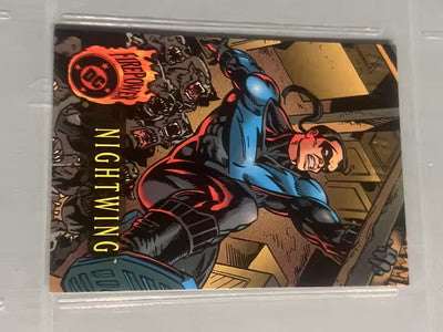 1996 DC Comics Outburst Firepower Nightwing # 64 Trading Card