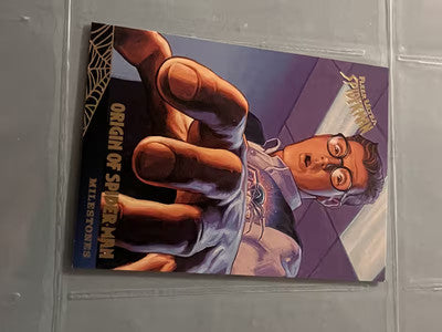 1995 Fleer Marvel Ultra Spider-Man Origin of Spiderman Milestones # 85 Base Card
