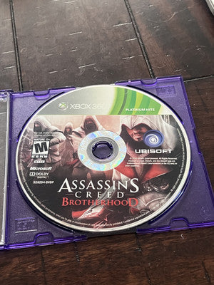 Assassin's Creed: Brotherhood - Platinum Hits (Xbox 360, 2010) DISC ONLY