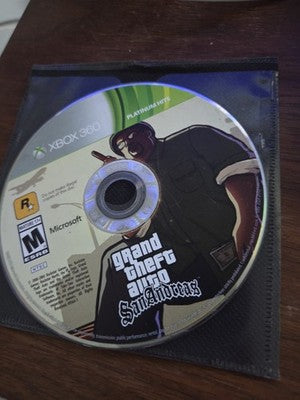 Grand Theft Auto: San Andreas - Platinum Hits (Xbox 360, 2015) DISC ONLY