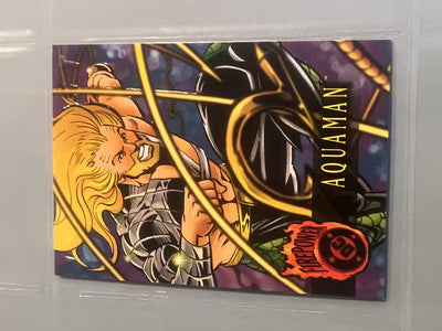 1996 DC Outburst Maximum Firepower Aquaman # 32 Base Card