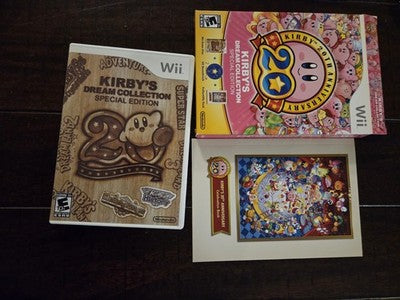 Kirby's 20th Anniversary Special Collection (Nintendo Wii, 2012) CIB MINT