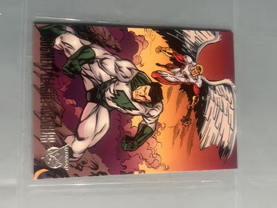 1996 DC Marvel Amalgam Comics Captain Marvel Angelhawk Hero #17 Fleer/Skybox