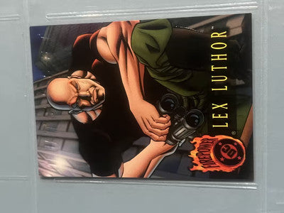 1996 DC Comics Outburst Firepower Lex Luthor # 50 Trading Card