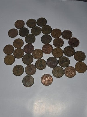 Canadian Penny Lot Various Years Elizabeth II 2