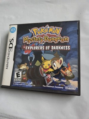 Pokemon Mystery Dungeon Explorers of Darkness (Nintendo DS, 2008) CIB COMPLETE