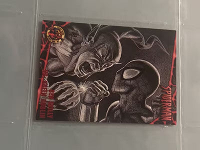 1997 Ultra Marvel Spider-Man Ben Reilly vs.  Green Goblin #9 Fleer Card